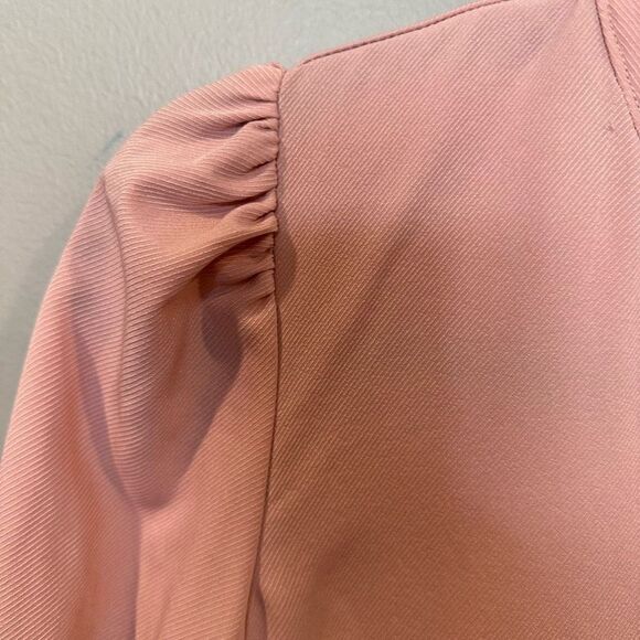 Gibson Look Blush XS Long Sleeved Decked Out Day Dress - Picture 7 of 14